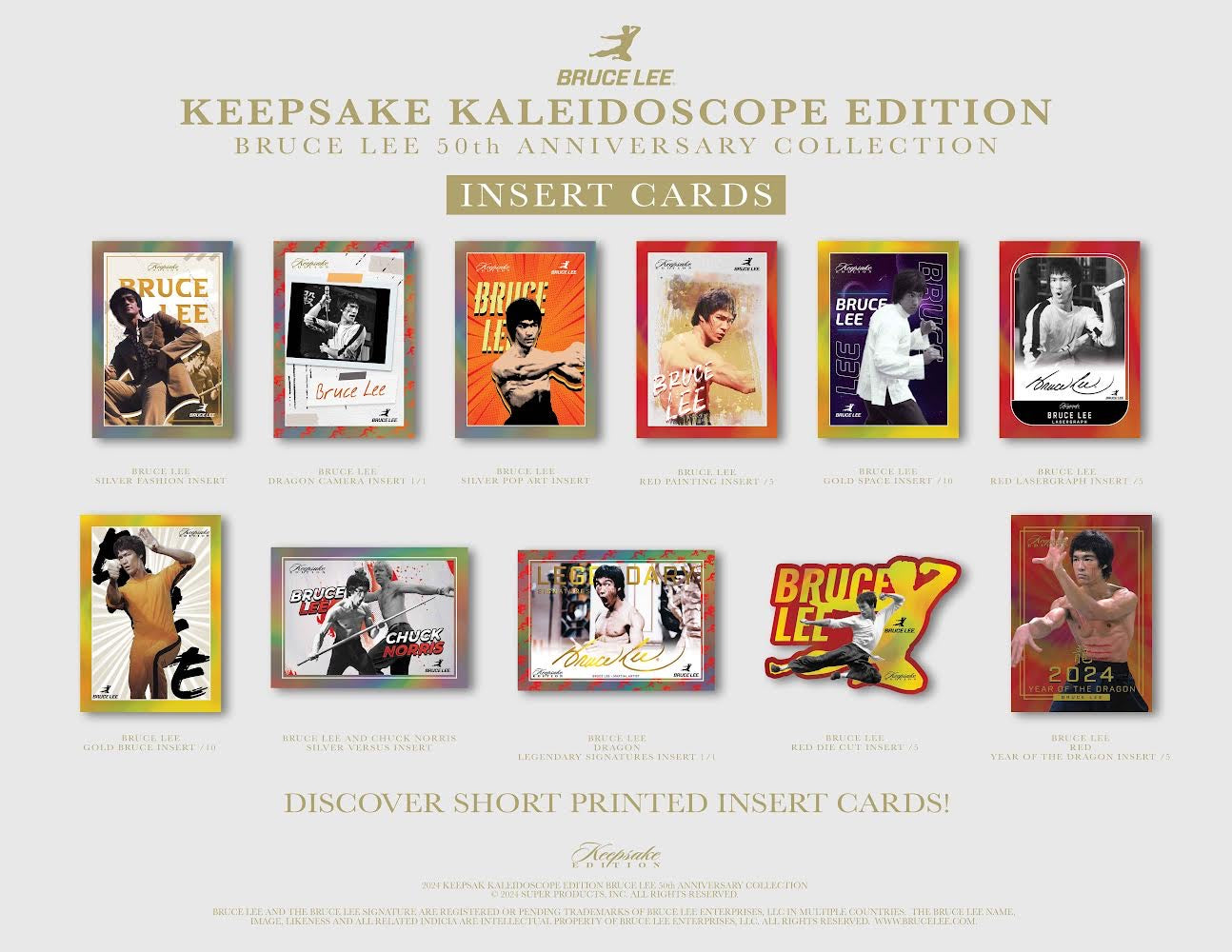 2024 Keepsake Kaleidoscope Edition: Bruce Lee 50th Anniversary Collections Booster Pack